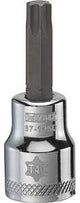 DEWALT DWMT87145OSP Torx Bit Socket, T40 Tip, 3/8 in Drive, Polished Chrome