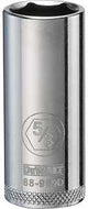 DEWALT DWMT88989OSP Drive Socket, 5/8 in Socket, Deep Socket, 2-3/32 in OAL, 3/8 in Drive, 6-Point, Vanadium Steel