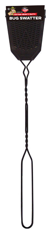 Enoz Sergeant Swat Black Plastic Fly Swatter, Pack of 24