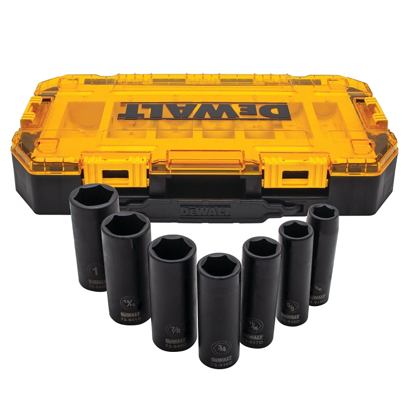 DEWALT DWMT74736 Socket Set, Specifications: 1/2 in Drive Size