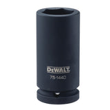 DEWALT DWMT75144OSP Impact Socket, 27 mm Socket, 5/8 in D Socket, 3/4 in Drive, 6-Point, CR-440 Steel, Black Oxide
