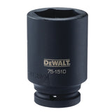 DEWALT DWMT75151OSP Impact Socket, 38 mm Socket, 7/8 in D Socket, 3/4 in Drive, 6-Point, CR-440 Steel, Black Oxide