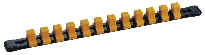 DEWALT DWMT75262OSP Socket Clip Rail, 12-Drive Clip, 14 in L, Aluminum