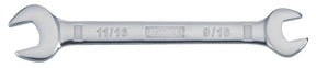 DEWALT DWMT75427OSP Open End Wrench, Metric, 9/16 x 11/16 in Head, 7-11/16 in L, Polished Chrome-Plated