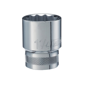DEWALT DWMT75439OSP Hand Socket, 1-1/4 in Socket, 3/4 in Drive, 12-Point, Vanadium Steel, Polished Chrome
