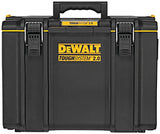 DEWALT ToughSystem 2.0 DWST08400 Extra Large Tool Box, 110 lb, Plastic, Black, 1-Compartment