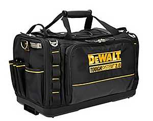DEWALT ToughSystem 2.0 DWST08350 Jobsite Tool Bag, 15 in W, 22 in D, 13-1/8 in H, 50-Pocket, Polyester, Black/Yellow
