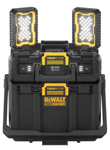 DEWALT DWST08060 Adjustable Work Light, 120 V, 40 W, LED Lamp, 4000 Lumens, Black