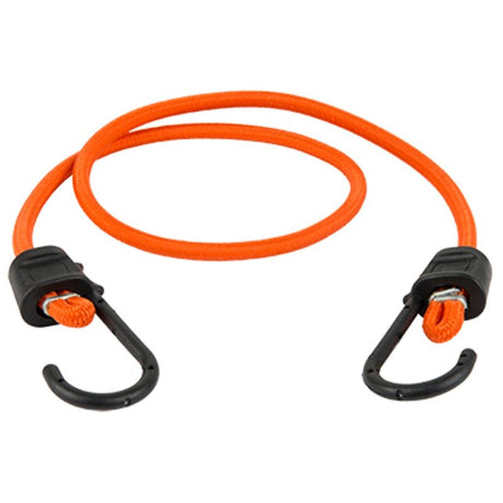 Keeper 06322 Bungee Cord, 36 in L, Rubber, Orange, Hook End