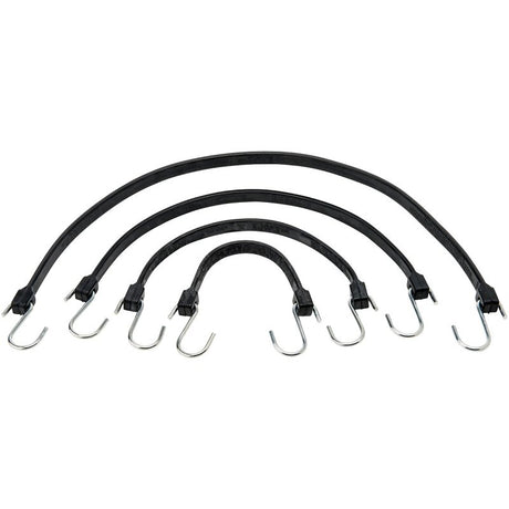 Keeper 06360 Bungee Cord Assortment, EPDM, S-Hook End