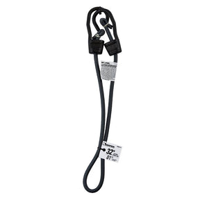 Keeper A06077Z Bungee Cord, 32 in L, Rubber, Gray, Hook End