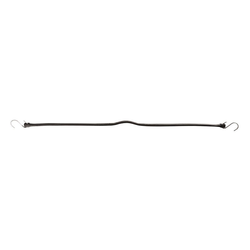 Keeper A06235Z Tarp Strap, 35 in L, EPDM, Black, S-Hook End