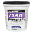 Roberts 7350-0 Universal Floor Adhesive, Paste, Off White, 1 qt Pail, Pack of 6