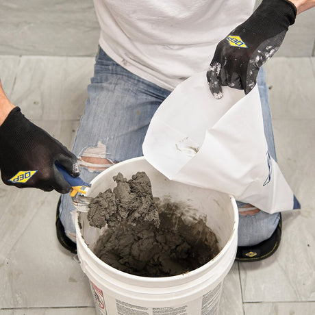 QEP 76000 Grout Bag, 4 qt Capacity, Latex/Polyester, White
