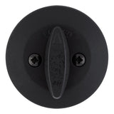 Kwikset 600 Series 660 514 SMT RCAL/5303 Deadbolt, 3 Grade, Keyed Key, Zinc, Matte Black, 2-3/8 to 2-3/4 in Backset