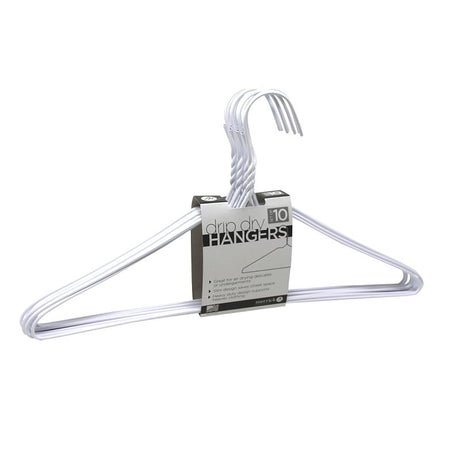 Merrick C53611-DH Drip Dry Hanger, White, 10/PK, Pack of 24