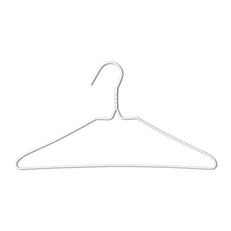 Merrick C53611-DH Drip Dry Hanger, White, 10/PK, Pack of 24
