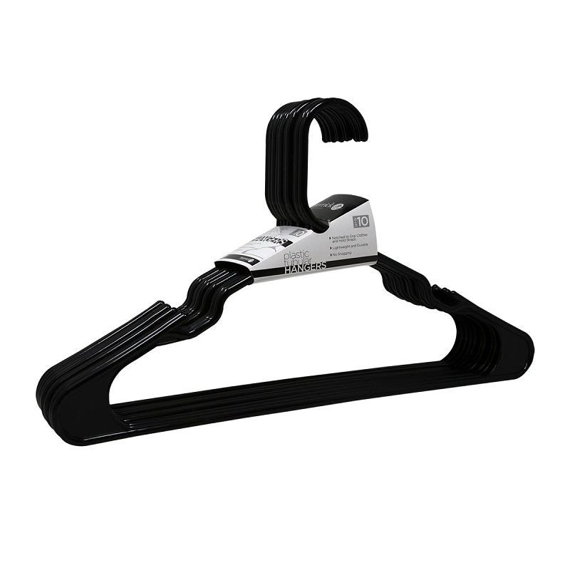 Merrick C87162-WH Hanger with Hooks, Plastic, Pack of 14