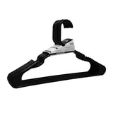 Merrick C87162-WH Hanger with Hooks, Plastic, Pack of 14
