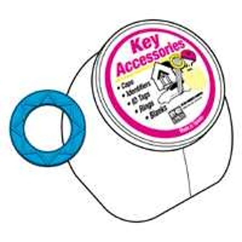 Hy-Ko KT130 Key Ring, 5 in L x 5 in W x 7 in H Dimensions