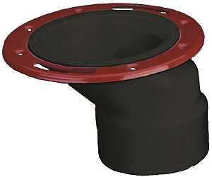 Oatey 43500 Closet Flange, 3, 4 in Connection, ABS, For: 3 in, Pipes