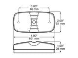 PM V38A Marker/Clearance Light, 9 to 32 V, LED Lamp, Amber Lens, Surface Mounting