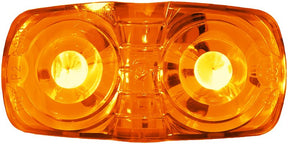 PM V38A Marker/Clearance Light, 9 to 32 V, LED Lamp, Amber Lens, Surface Mounting