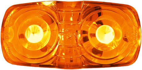 PM V38A Marker/Clearance Light, 9 to 32 V, LED Lamp, Amber Lens, Surface Mounting