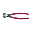 Klein Tools D232-8 End-Cutting Plier, 8-1/2 in OAL, 11/16 in Jaw Opening, Red Handle, 1.188 in W Jaw, 3/8 in L Jaw