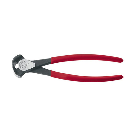 Klein Tools D232-8 End-Cutting Plier, 8-1/2 in OAL, 11/16 in Jaw Opening, Red Handle, 1.188 in W Jaw, 3/8 in L Jaw
