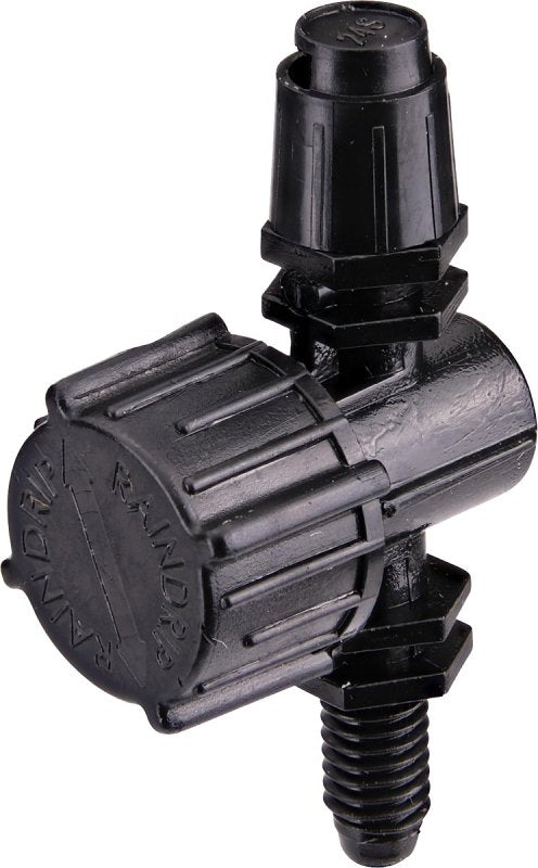 Raindrip A191010B Adjustable Sprayer, 10-32 Connection, Quarter-Circle, 23.9 gph, Part-Circle