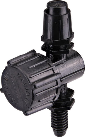 Raindrip A191010B Adjustable Sprayer, 10-32 Connection, Quarter-Circle, 23.9 gph, Part-Circle