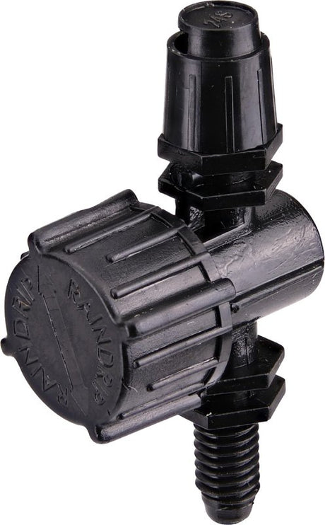 Raindrip A191010B Adjustable Sprayer, 10-32 Connection, Quarter-Circle, 23.9 gph, Part-Circle