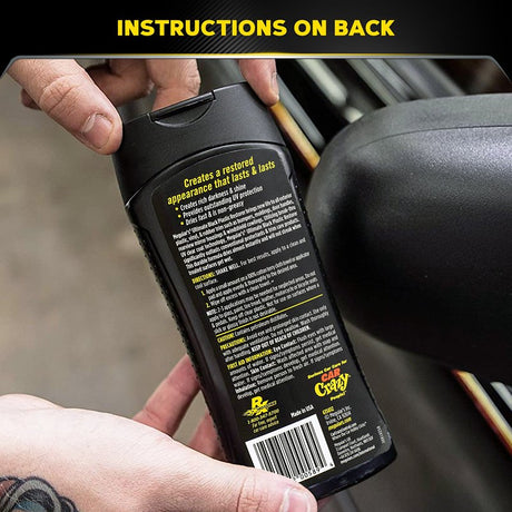 Meguiar's G15812 Ultimate Black Lotion, 12 oz, Bottle, Liquid