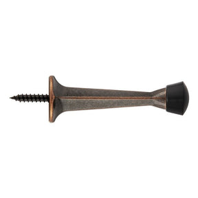 National Hardware V243 Series N830-540 Rigid Door Stop, 2-29/32 in Projection, Zinc, Antique Bronze