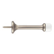 National Hardware 236 Series N830-546 Rigid Door Stop, 3-1/16 in Projection, Zinc, Satin Nickel