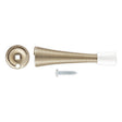 National Hardware V232 Series N830-555 Door Stop, Steel, Satin Nickel