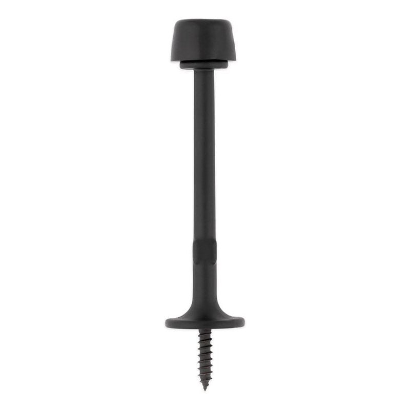 National Hardware N830-583 Rigid Door Stop, Zinc, Matte