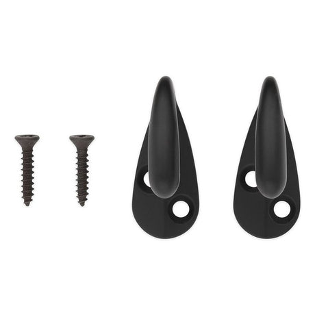 National Hardware N830-595 Robe Hook, 35 lb, 1-Hook, Matte