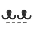 National Hardware N830-596 Cloth Hook, 35 lb, 2-Hook, Matte
