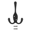 National Hardware N830-623 Robe Hook, 35 lb, 3-Hook, Matte