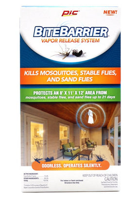PIC BiteBarrier Mosquito and Fly Killer Vapor Release System, White