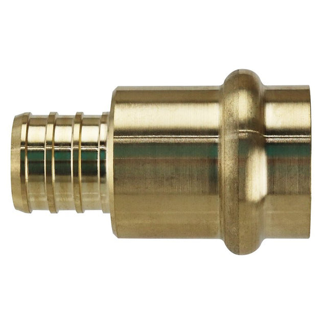 Apollo APXPR3434 Adapter, 3/4 in, PEX B Barb x Press-Fit, Brass, 200 psi Pressure