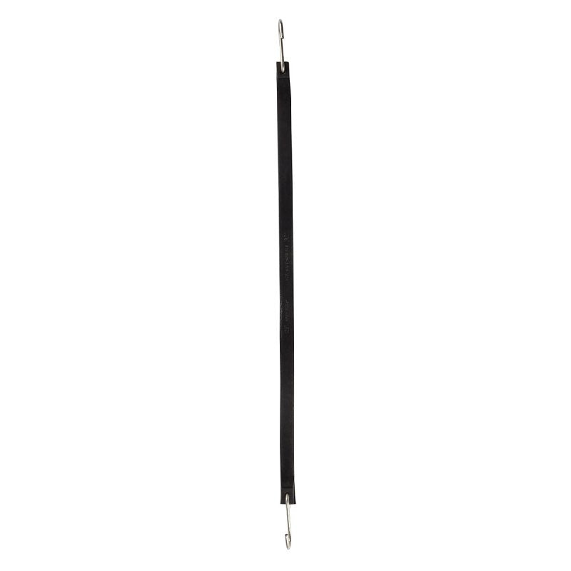 Keeper A06224Z Tarp Strap, 24 in L, EPDM, Black, S-Hook End
