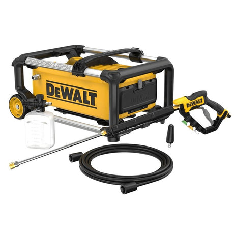 DEWALT DWPW3000 Pressure Washer, 15 A, Axial Cam Pump, 3000 psi Operating, 1.1 gpm, Quick-Connect Nozzle, 25 ft L Hose