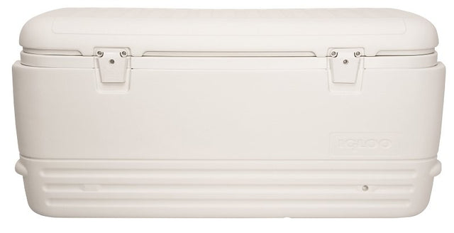 Igloo Polar Series 0044577 Chest Cooler, 120 qt Cooler, HDPE, White, 5 days Ice Retention