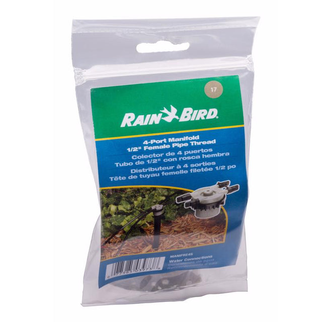 Rain Bird 4 ports Drip Irrigation Manifold, Pack of 10