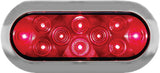 PM V423XR-4 LED Light, 12 V, 10-Lamp, Red Lamp