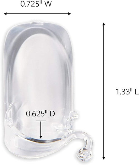 Command 17301CLRAW-ES Rope Light Clip, Plastic, Clear
