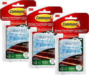 Command 17301CLRAW-ES Rope Light Clip, Plastic, Clear